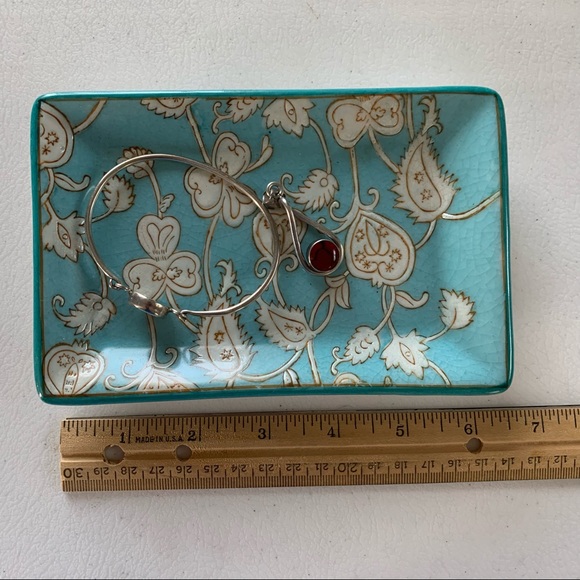 Trinket tray for glasses, jewelry, keys & more - vines - Picture 2 of 6